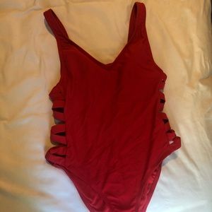 Target Red One Piece Swimsuit